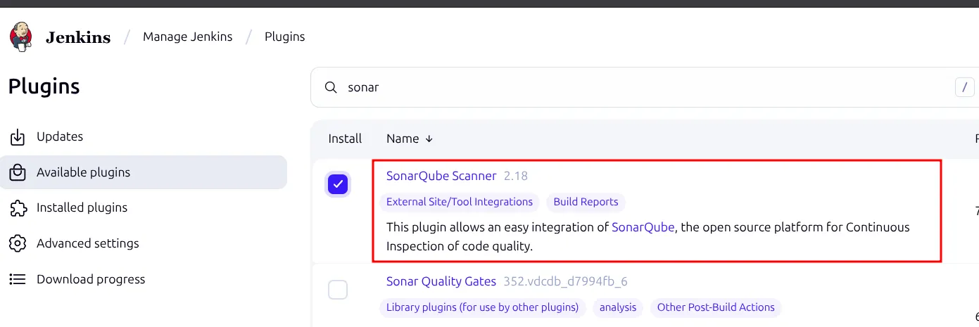 SonarQube screenshot 5