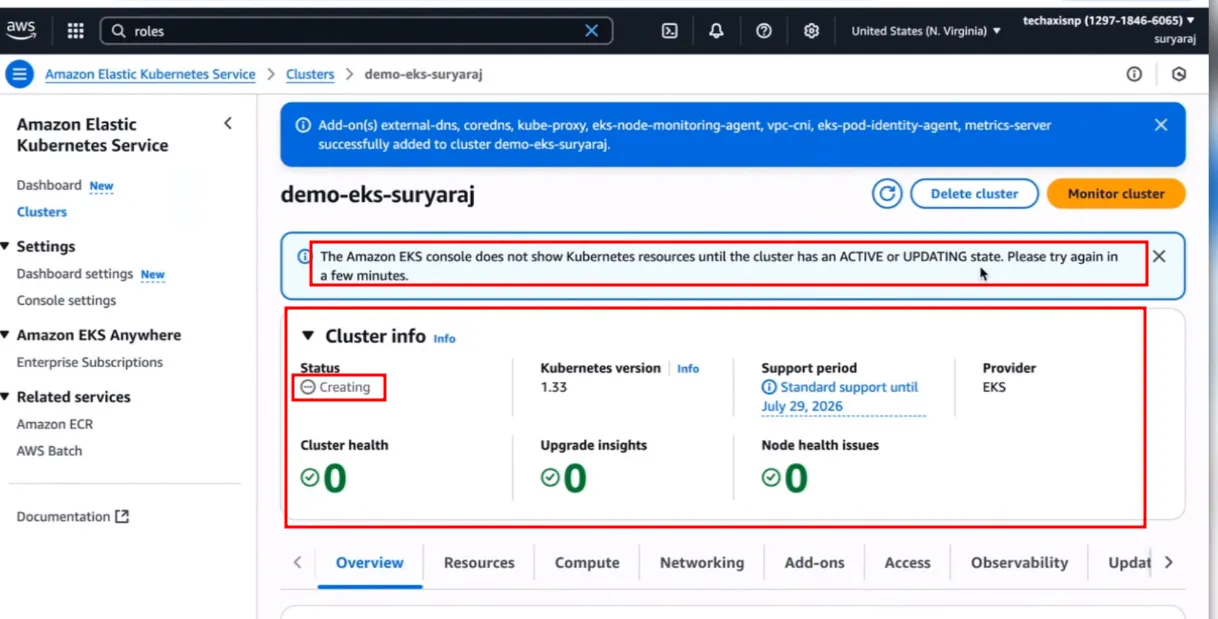Kubernetes in AWS screenshot 8