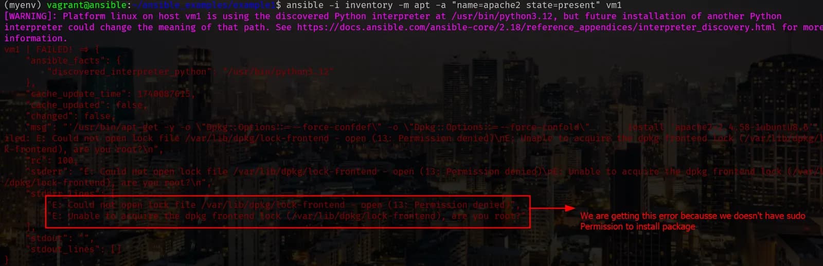 Ansible screenshot 12