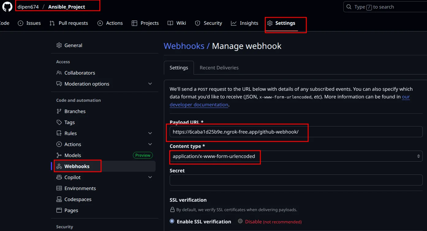 Github Hooks in Jenkins screenshot 3