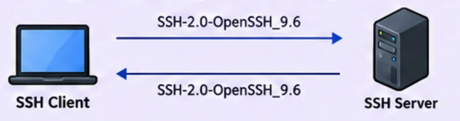 ssh protocol version exchange