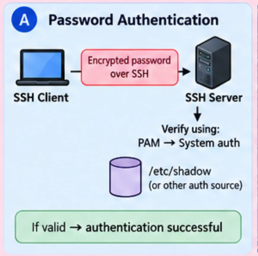 ssh password authentication