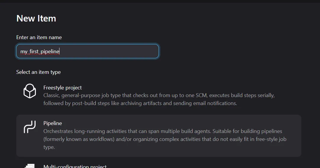 Jenkins pipeline screenshot 2