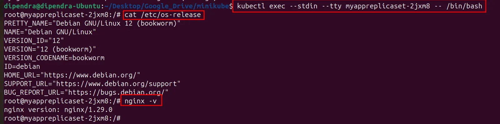 minikube screenshot 12