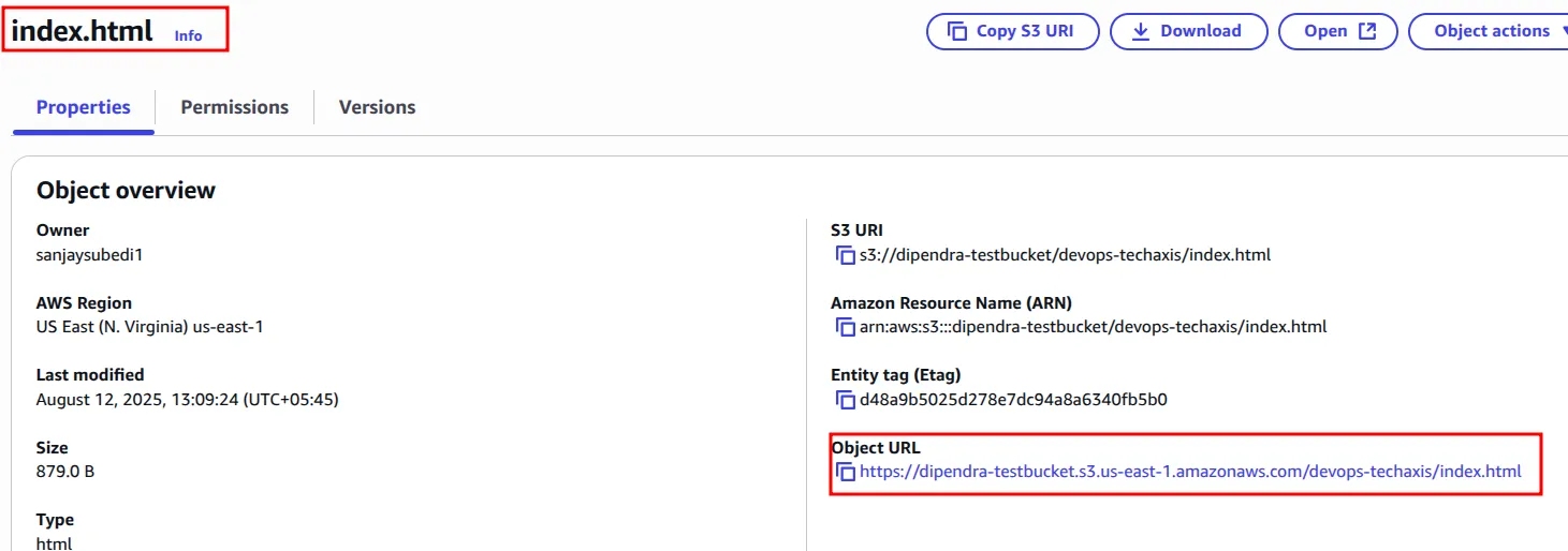 Amazon S3 screenshot 6