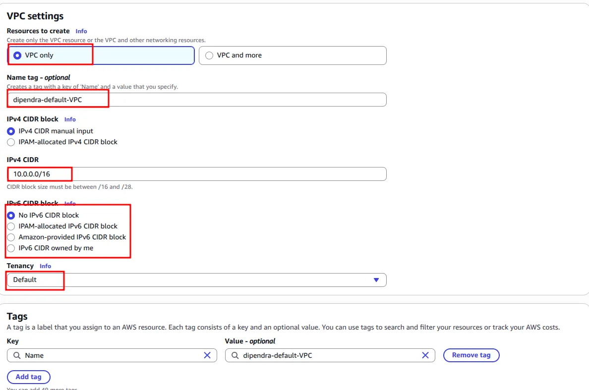 VPC screenshot 4